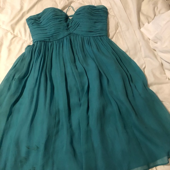 Cocktail Dress aqua color. - Picture 1 of 2